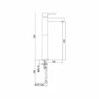 Mikser i zgjatur i pellgut prej bronzi, pa kullim prodhuar në Itali - Ermia Viadurini