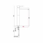 Mikser i zgjatur i pellgut prej bronzi, pa kullim prodhuar në Itali - Ermia Viadurini