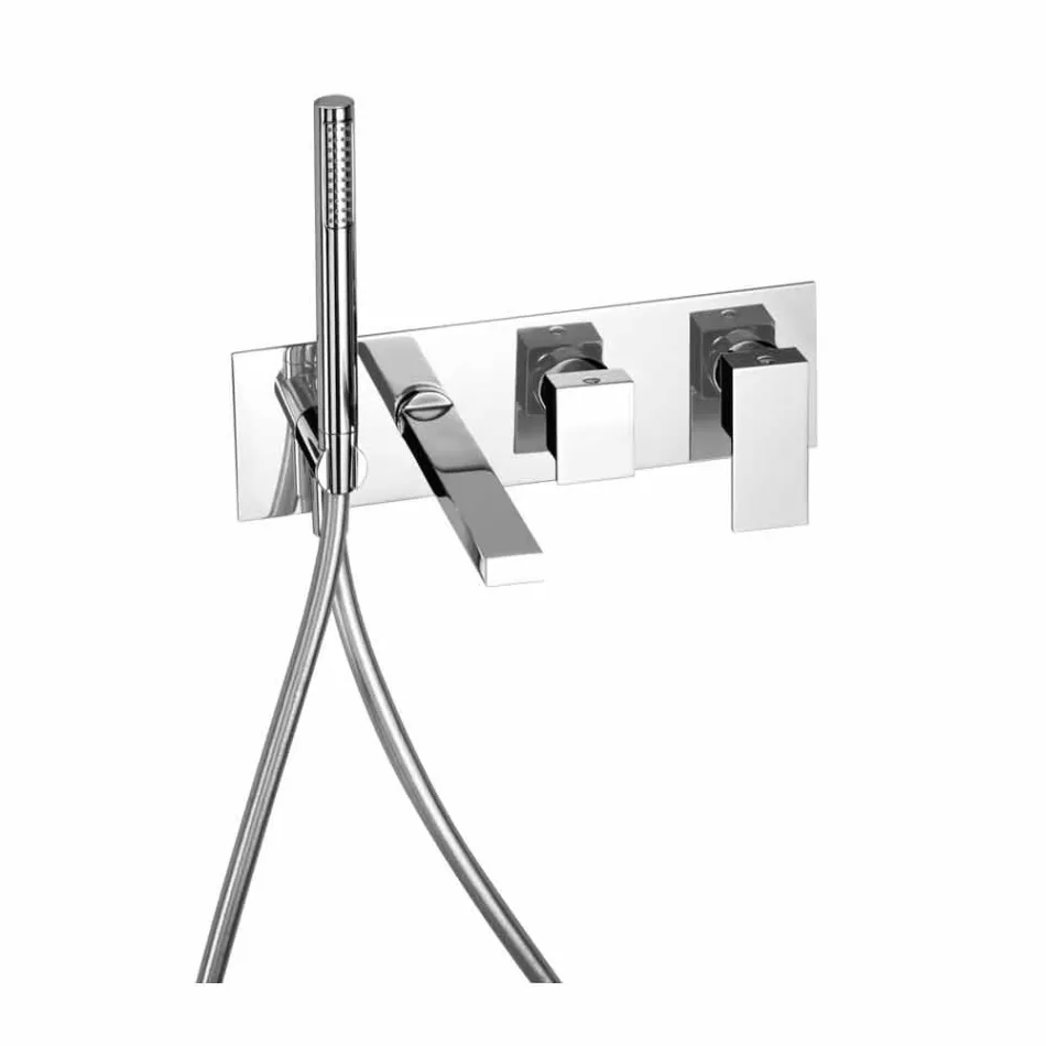 Mikser banje i integruar me devijues prodhuar në Itali - Panela Viadurini