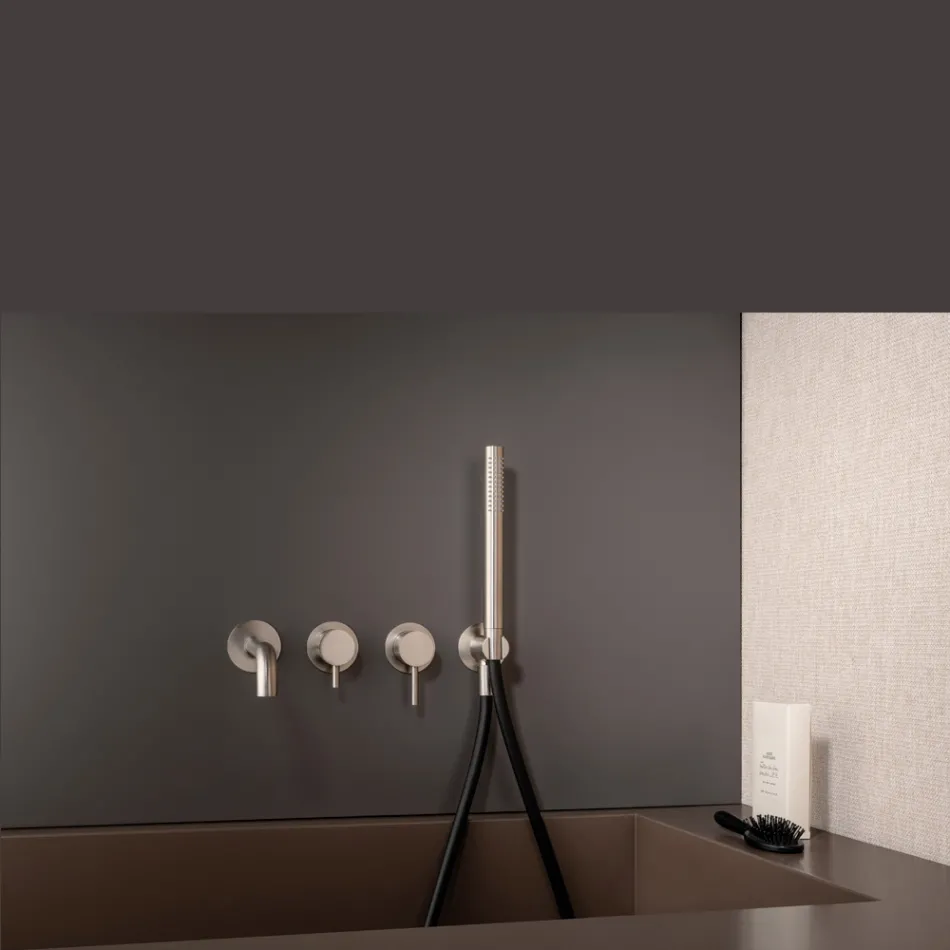 Përzierës i integruar i vaskës në çelik inox AISI 316L - kthetra Viadurini