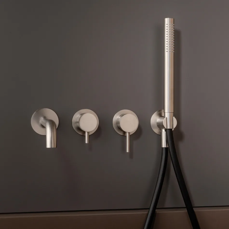 Përzierës i integruar i vaskës në çelik inox AISI 316L - kthetra Viadurini