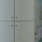 Dollap banjoje me katër dyer që mbyllin 3 rafte Prodhuar në Itali - Karamele Viadurini