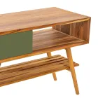 Kabineti modern i banjës pa pagesë në dru tik natyral jeshil - Benoit Viadurini