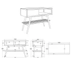 Kabineti modern i banjës pa pagesë në dru tik natyral jeshil - Benoit Viadurini