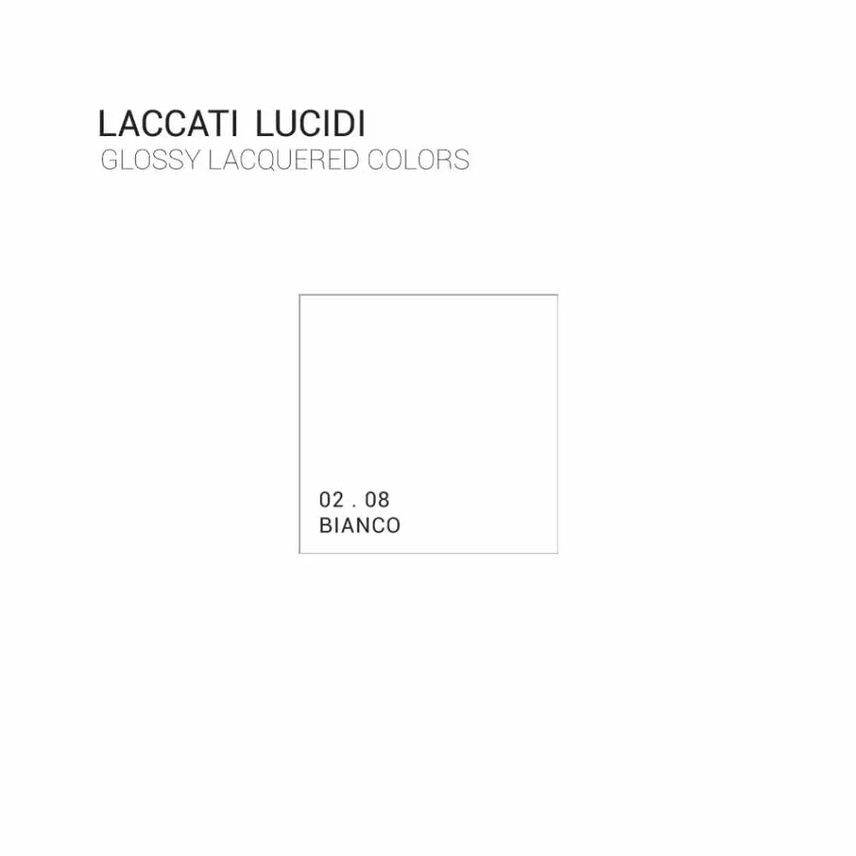 Kabineti i banjës me lavaman prej druri Arya të dizajnit të integruar, i bërë në Itali Viadurini