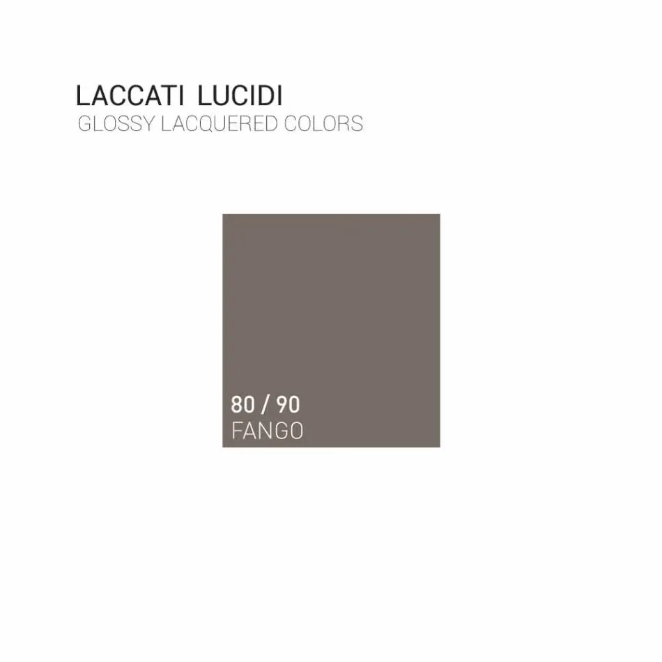 Kabineti i banjës me lavaman prej druri Arya të dizajnit të integruar, i bërë në Itali Viadurini