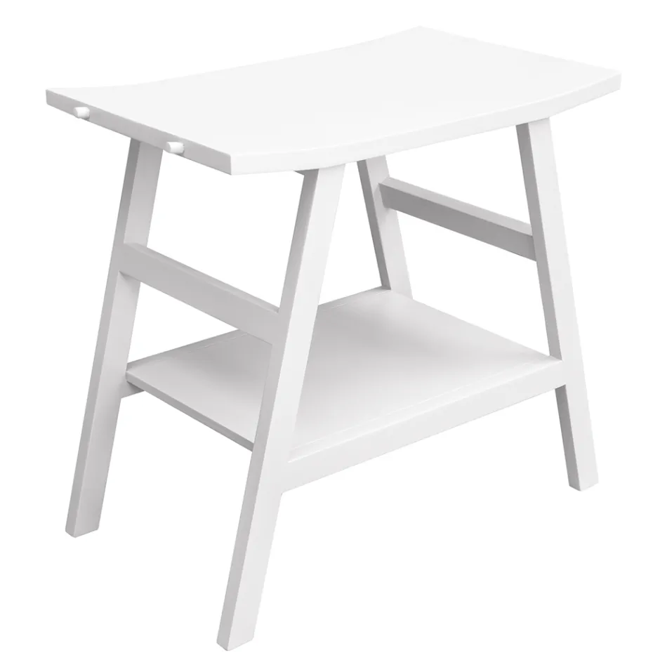 Dollap banjosh i rikuperuar me dizajn tik me majë dhe mbështetje të bardhë - Crina Viadurini