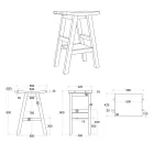 Dizajni i kabinetit të banjës në dru tik natyral me majë të bardhë Mat dhe mbështetje - Raomi Viadurini