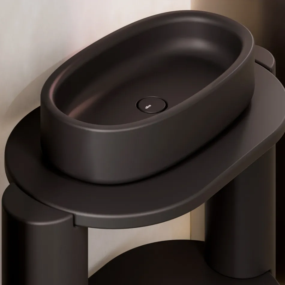 Dollap banjoje qeramik në ngjyra të ndryshme të prodhuara në Itali - Girl Viadurini