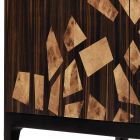Grilli Zarafa kabinet për shirita të projektimit me dy dyer të bëra prej druri me gjemba në Itali Viadurini