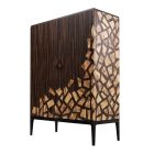 Grilli Zarafa kabinet për shirita të projektimit me dy dyer të bëra prej druri me gjemba në Itali Viadurini