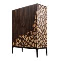 Grilli Zarafa kabinet për shirita të projektimit me dy dyer të bëra prej druri me gjemba në Itali