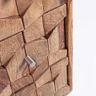 Komodë druri Sheesham Design me 3 sirtarë Homemotion - Fregene Viadurini