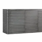 Kabineti me 4 dyer në modelin e drurit të formuar, L230xP49 cm, Dana Viadurini