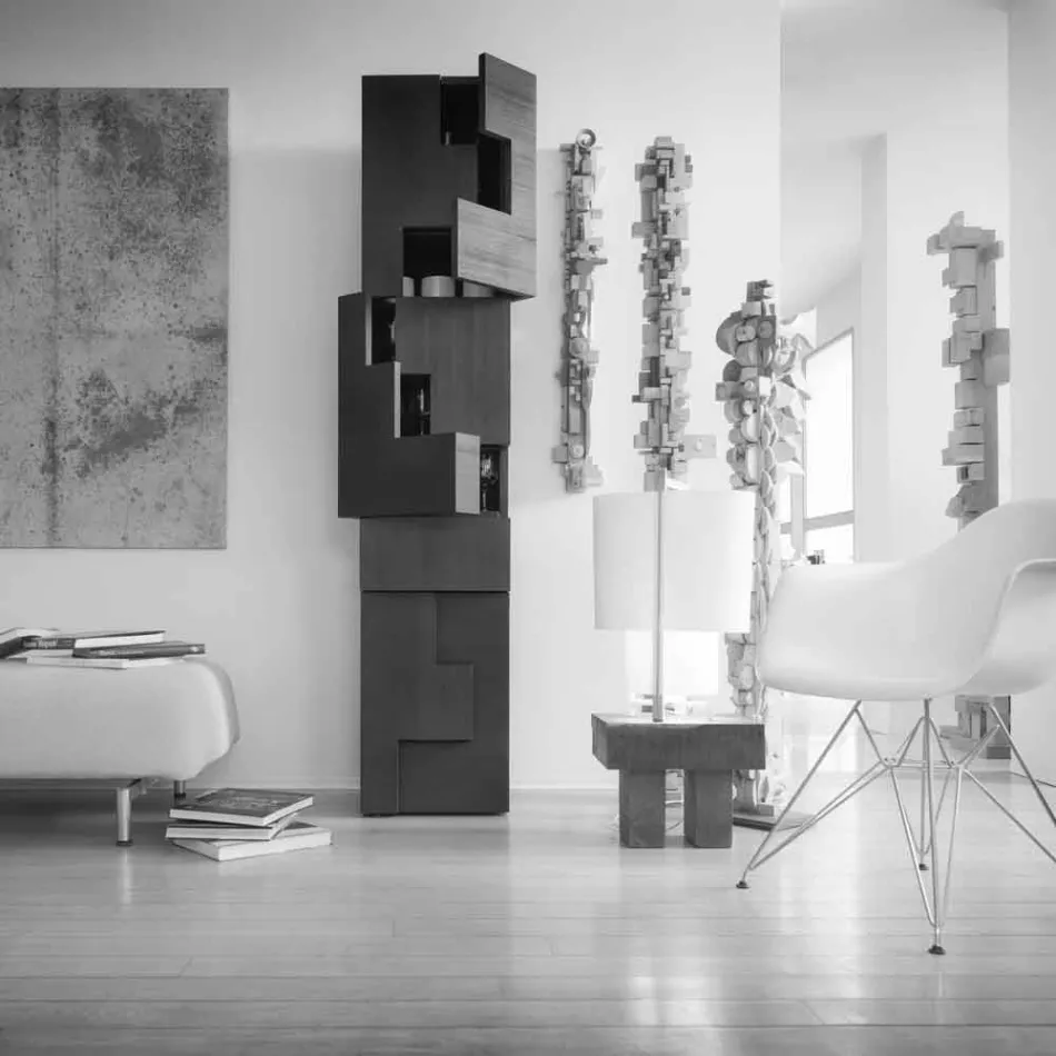 Kabineti kolone prej druri me larsh të krehur me Azalea Viadurini