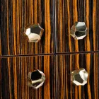 Njësi moderne e magazinimit me 4 dyer në dru me shkëlqim me shkëlqim Ada Viadurini