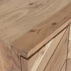 Tabela celulare në Dru Akacia me 3 Dyer Etnik Design Homemotion - Carla Viadurini