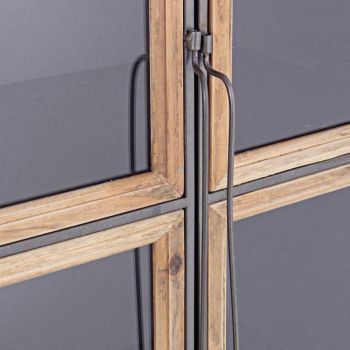 Bordea me dizajn industrial në çelik, dru dhe qelq - Auguste