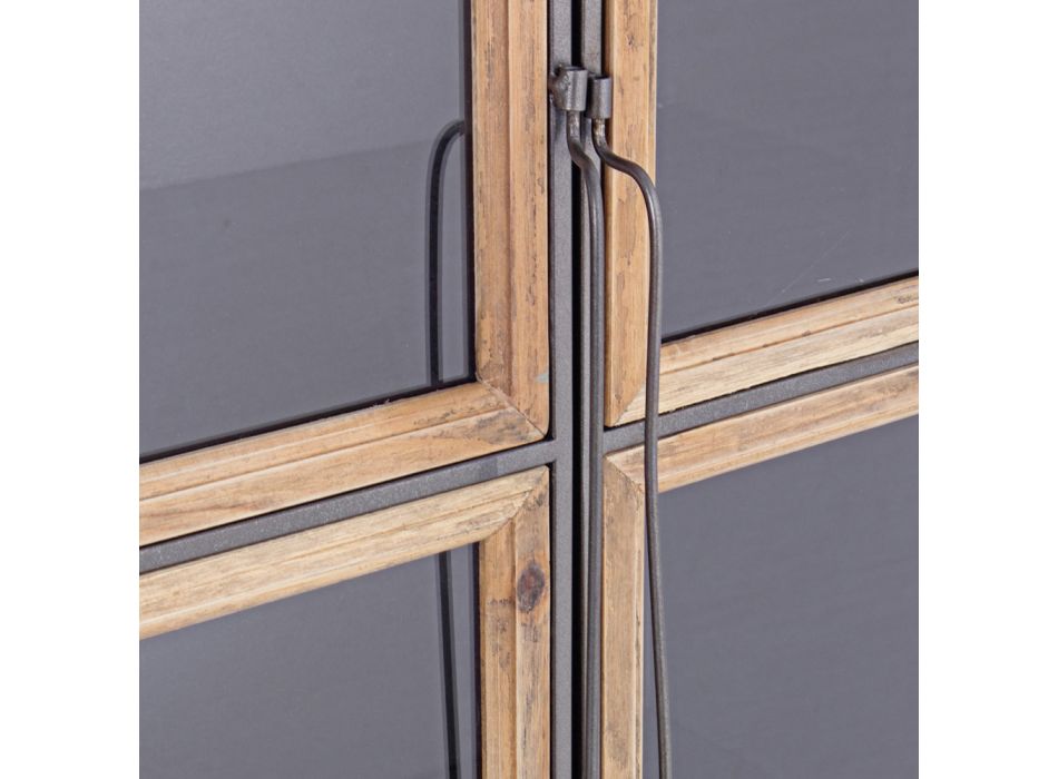 Bordea me dizajn industrial në çelik, dru dhe qelq - Auguste Viadurini