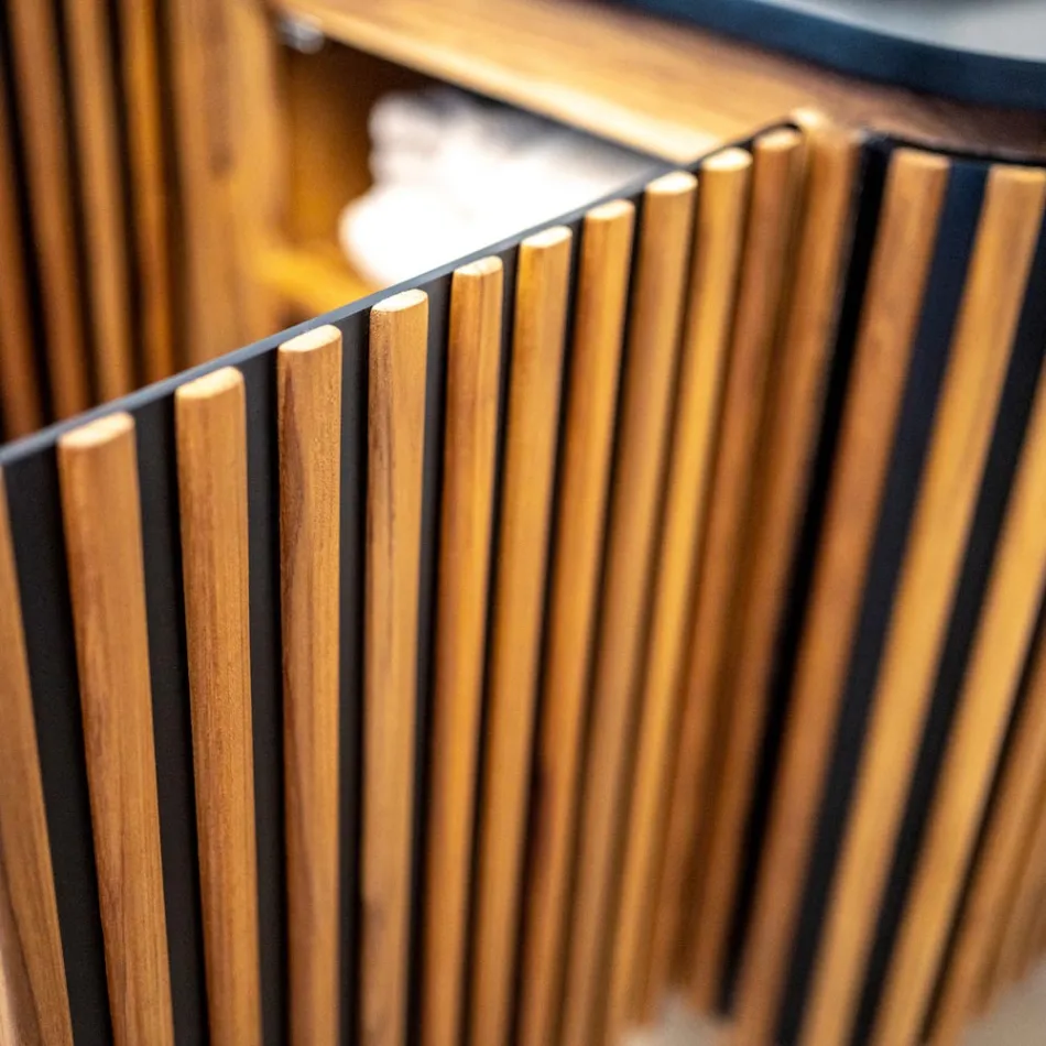 Dollap banjoje prej tik dhe sofër, i punuar me dorë - Heliconia Viadurini