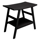 Dollap banjoje moderne prej tik me majë dhe suport me ngjyrë të zezë Mat - Crina Viadurini