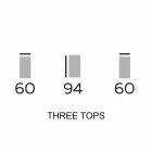 Dizajnoni mobilje në dru me rafte të rrumbullakëta në Gres Prodhuar në Itali - Aspide Viadurini