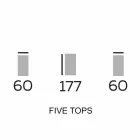 Dizajnoni mobilje në dru me rafte të rrumbullakëta në Gres Prodhuar në Itali - Aspide Viadurini