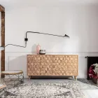 Kompleksi i mobiljeve në Sheesham Wood Design me 4 Dyer Homemotion - Fregene Viadurini