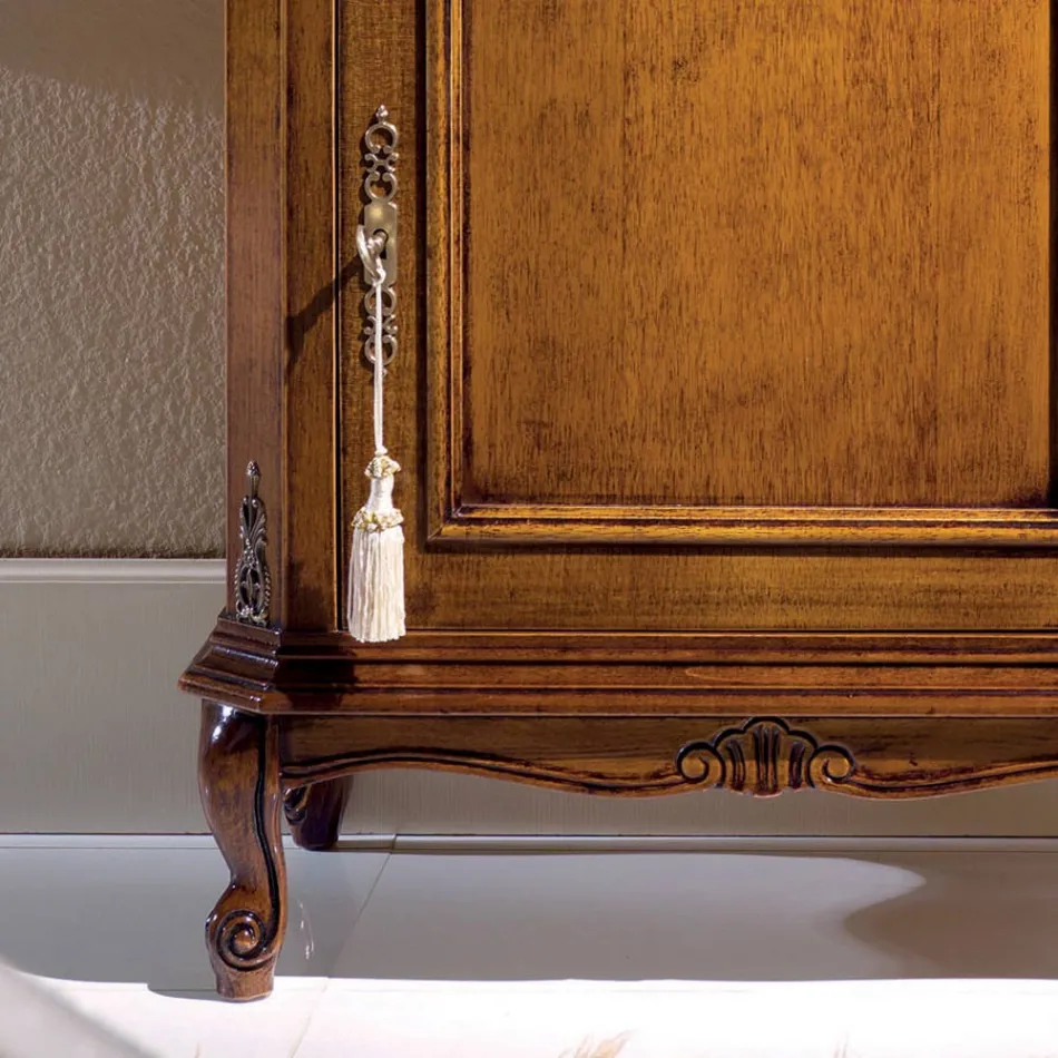 Mbajtëse telefoni klasike prej druri me derë Prodhuar në Itali - Richard Viadurini