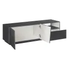 Kabineti TV me 2 dyer, një sirtar dhe një ndarje të hapur Prodhuar në Itali - Popilio Viadurini