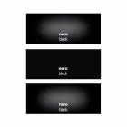 Dollap TV me mur në kristal të zi dhe metal prodhuar në Itali - Americio Viadurini