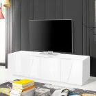 Stand TV Salloni me 4 Dyer Melamine Prodhuar në Itali - Naditza Viadurini