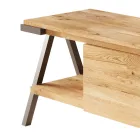 Stenda televizive me dru lisi dhe metal me nyje Prodhuar në Itali - Jennifer Viadurini