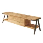 Stenda televizive me dru lisi dhe metal me nyje Prodhuar në Itali - Jennifer Viadurini