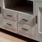 Standë TV Kendo prej druri të fortë tik me 2 dyer dhe 4 sirtarë Viadurini