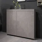 Kabineti rrotullues multifunksional me stendë TV dhe tavolinë të integruar Prodhuar në Itali - Illusione Viadurini