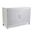 Dollap i Jashtëm prej Alumini me 2 Dyer në Finitura të Ndryshme - Hotel Viadurini