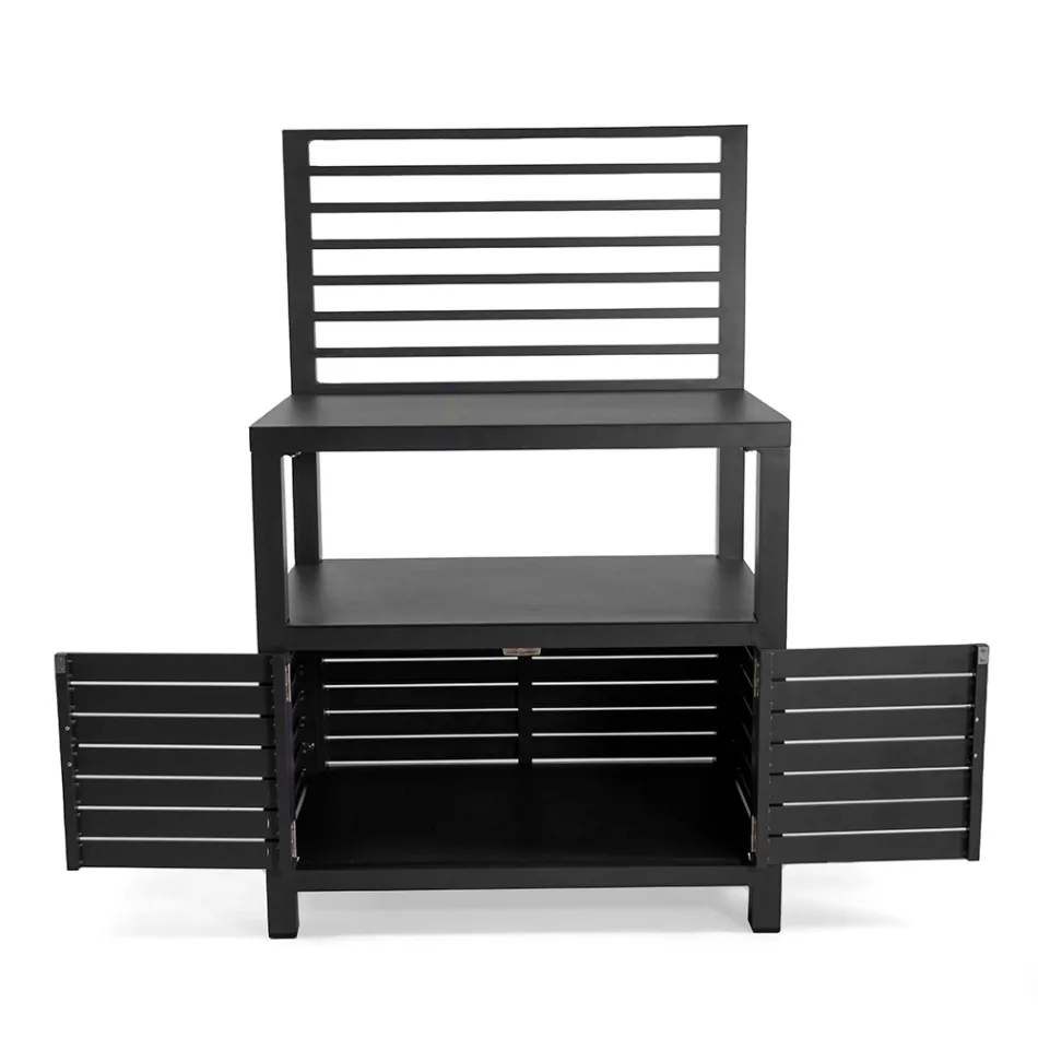 Kabineti i Jashtëm prej Alumini me 2 Dyer - Kamera Viadurini