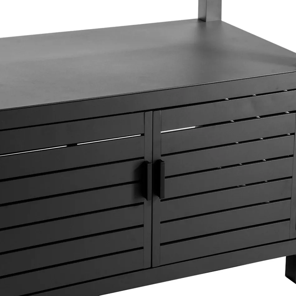 Kabineti i Jashtëm prej Alumini me 2 Dyer - Kamera Viadurini