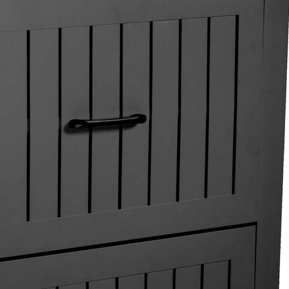 Dollap i Jashtëm prej Alumini me 2 Sirtarë në Finitura të ndryshme - Hotel Viadurini