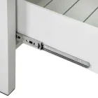 Dollap i Jashtëm prej Alumini me 2 Sirtarë në Finitura të ndryshme - Hotel Viadurini