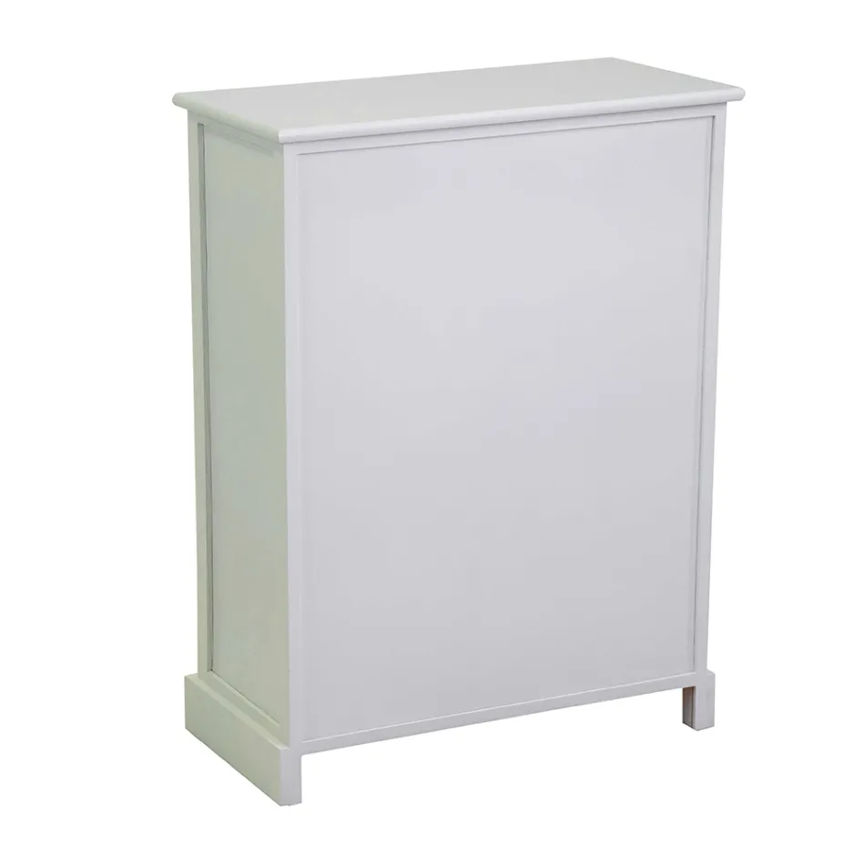 Kabineti i brendshem i punuar me dru me 2 dyer dhe 2 sirtare - Meduse Viadurini