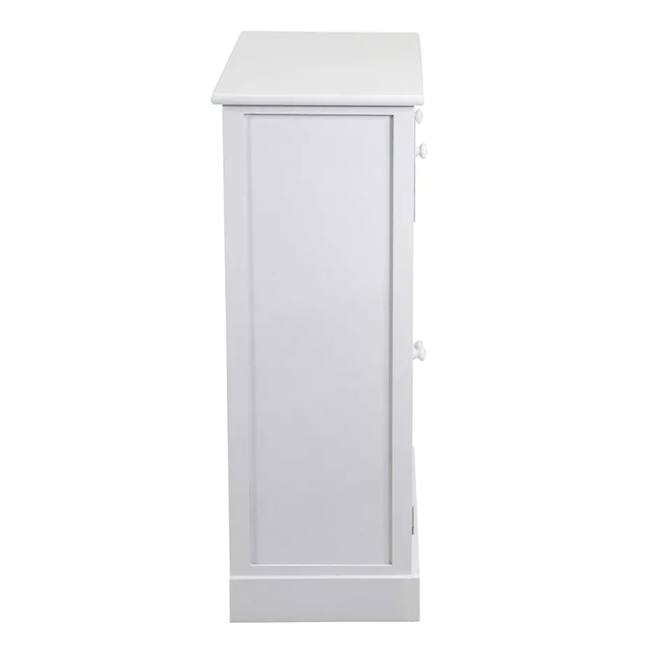 Kabineti i brendshem i punuar me dru me 2 dyer dhe 2 sirtare - Meduse Viadurini