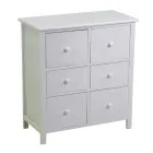 Dollap i Brendshëm prej Druri me 6 Sirtarë - Kandil deti Viadurini