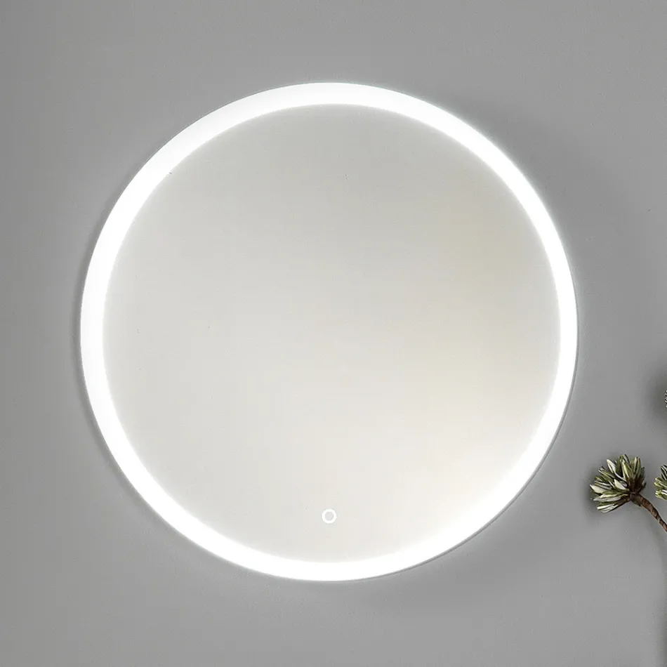 Mobilje për banjo nga druri i bardhë dhe arra dhe qeramika 156 cm Prodhuar në Itali - Renga Viadurini