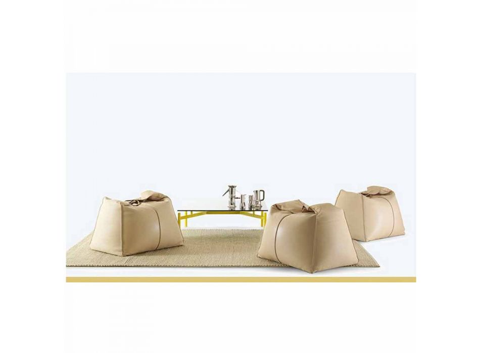 Pupë çanta ime për shtëpi në dizajn modern të bërë në Itali lëkure Viadurini