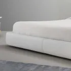 Shtrati i dyfishtë prej lëkure i mbushur me dy dhoma ime në Long Island, i bërë në Itali Viadurini