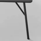 Tavolina e kafes Shtëpi Mek kafeje MDF, model gri anthraciti L79xH39cm e bëri Italinë Viadurini