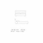 Shtëpia ime e Shtëpisë së Sytë tapicuar dyshe 180x90cm e bërë në Itali Viadurini