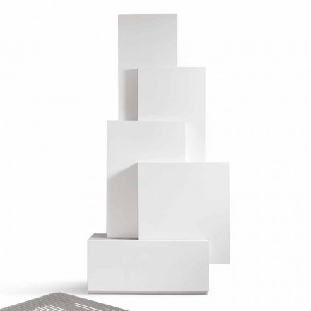 Dizajni i kullës së dhomës sonë të banimit Tetris, modeli MDF H196cm i bërë në Itali Viadurini